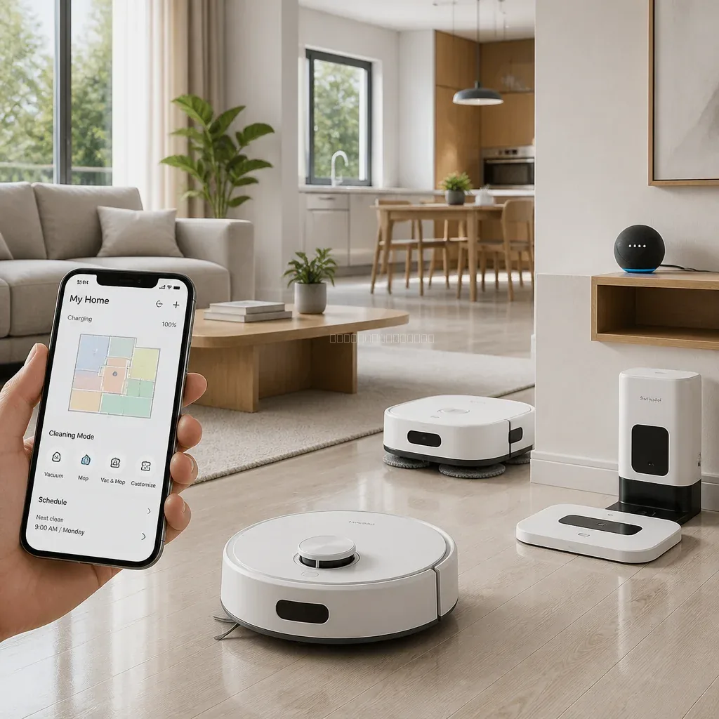 Primjer mape stana u aplikaciji robotskog usisavača